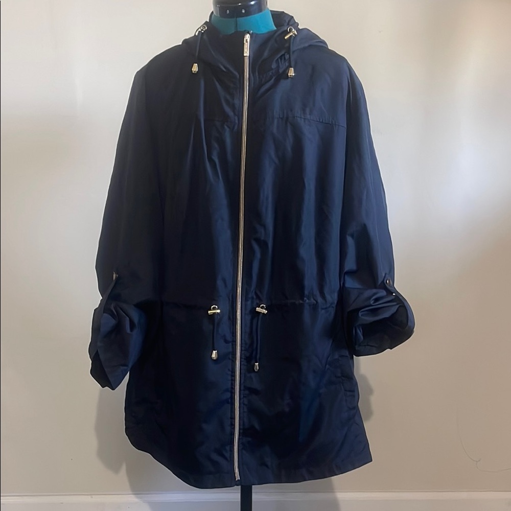 Susan Graver black Hooded Jacket